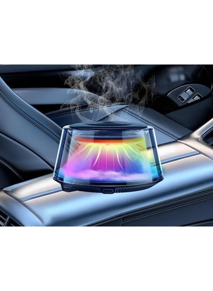 7MD Luxury Car Freshener with French Scent, Premium Air Freshener Odor Eliminator, Long Lasting Car Perfume Diffuser, Essential Oil Cartridge, Stylish Vehicle Interior Fragrance - Image 2